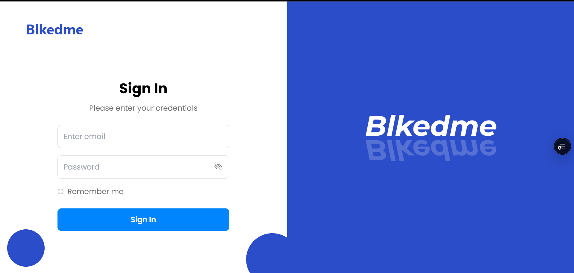 Blkhedme Dashboard