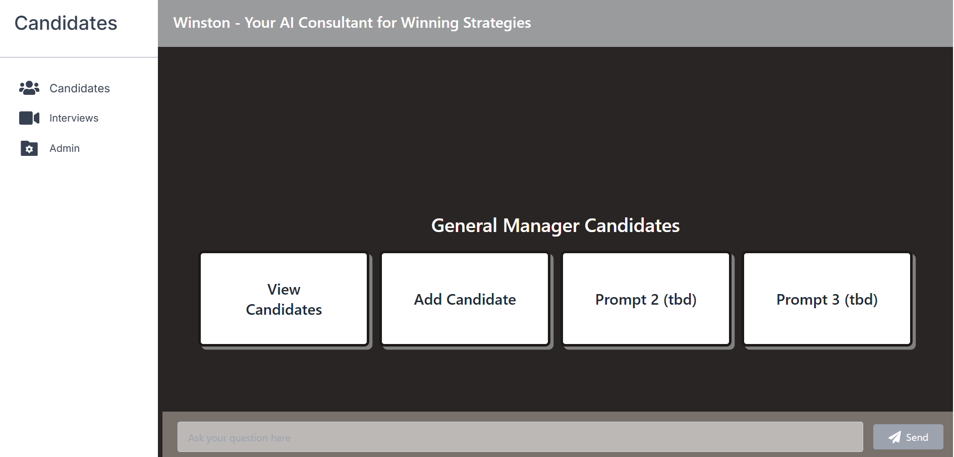 CANDIDATES INTERVIEW