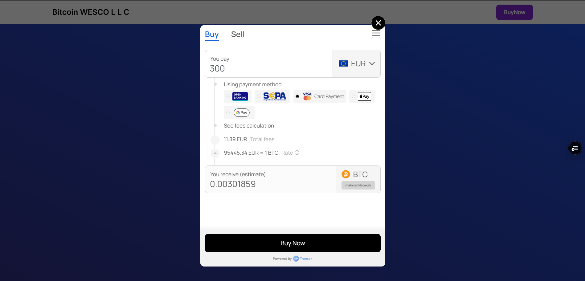 Nextjs,Transak